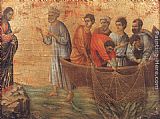 Duccio di Buoninsegna Appearence on Lake Tiberias painting